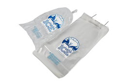 Printed Wicketed Ice Bags 1.5 mil (10 lb) 1000/Carton